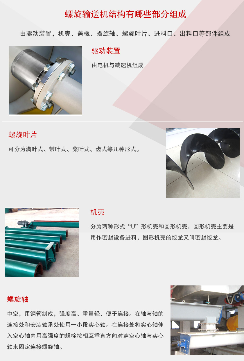 螺旋輸送機結(jié)構(gòu)